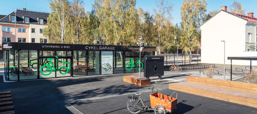 cykelstallet Ume&aring;
