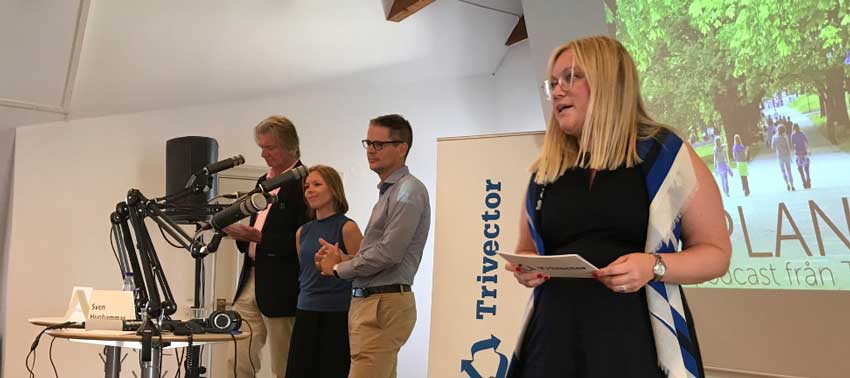 poddinspelning i Almedalen