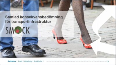 SMOCK-man och kvinna promenerar