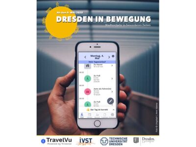 Dresden collects travel data to understand how people change their travel patterns as the corona restrictions are lifted.