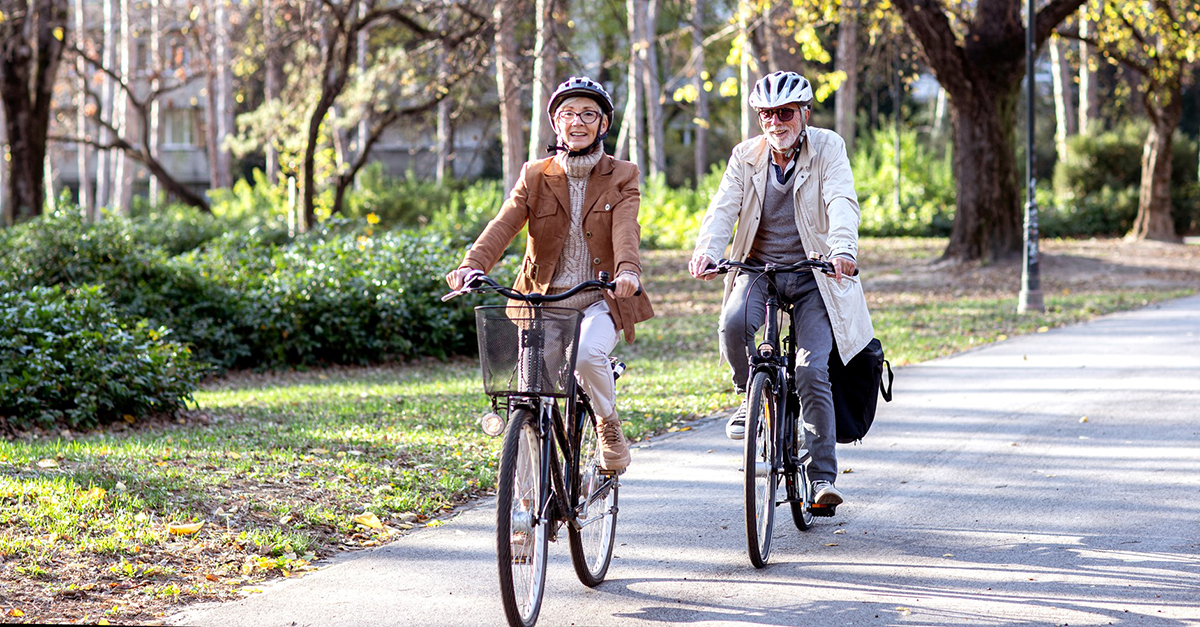&auml;ldre cyklister