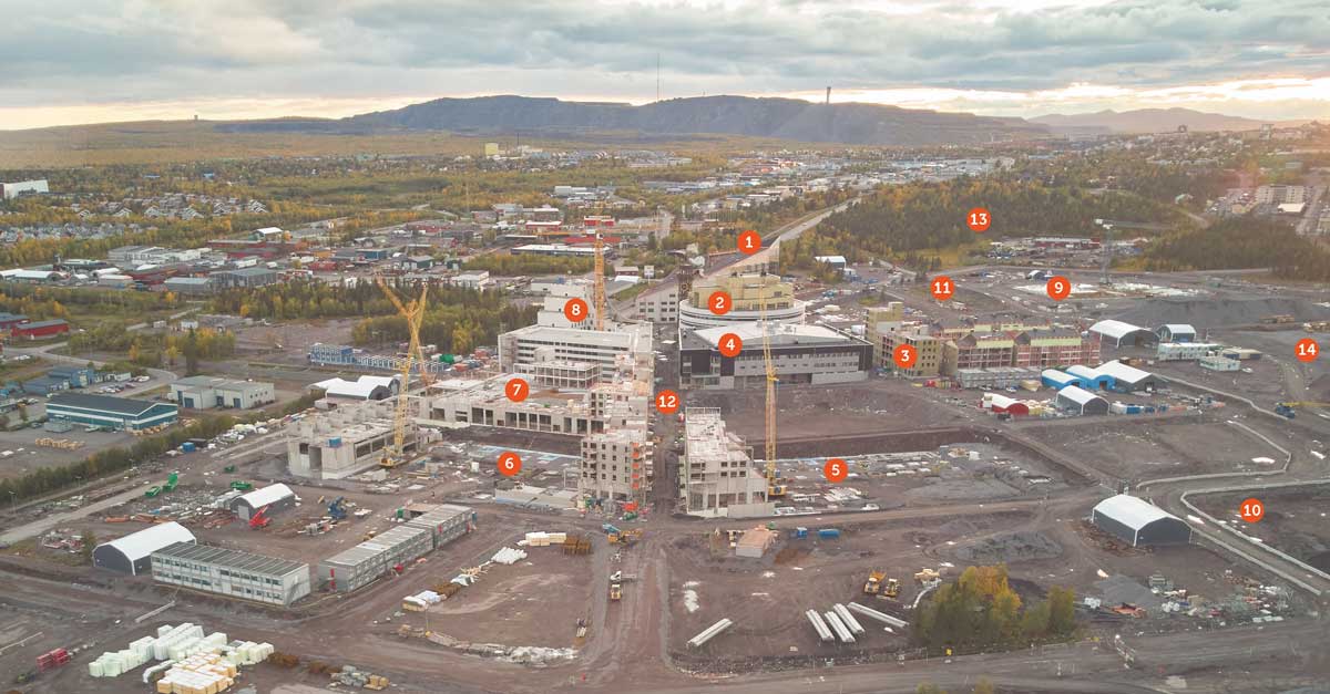 Kiruna nya centrum_foto Kiruna kommun