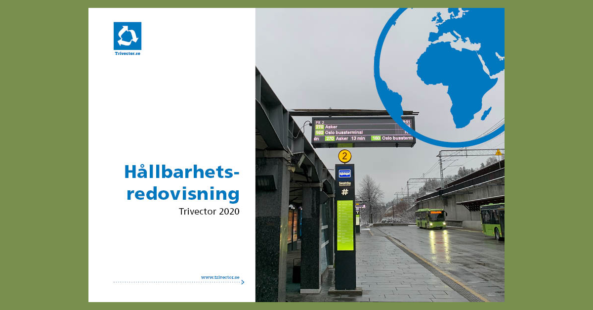 Trivector H&aring;llbarhetsredovisning 2020