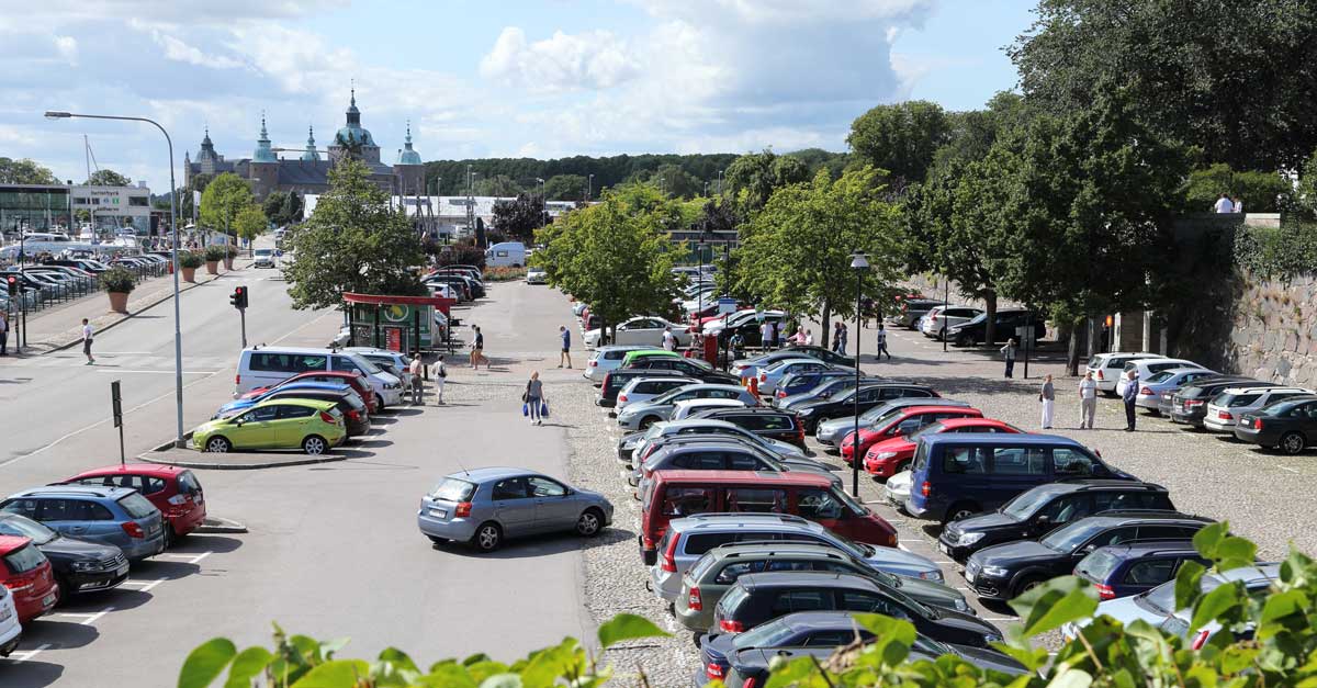 Parkeringsplats -Kalmar klimatv&auml;xlar