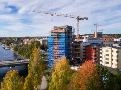 Husbygge i Skellefte&aring;