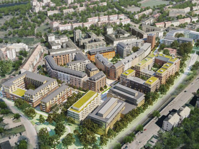 flygbild &ouml;ver &Ouml;rnsberg, Stockholm