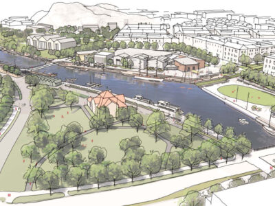 Vision f&ouml;r stadsutveckling kring B&auml;ve&aring;n Uddevalla