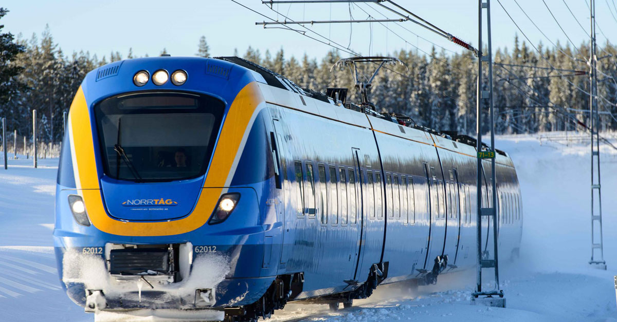 T&aring;g fr&aring;n Norrt&aring;g i sn&ouml; - enligt f&ouml;rslag ska det g&aring; enligt knutpunktsuppl&auml;gg