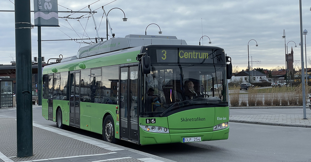tr&aring;dbuss, landskrona
